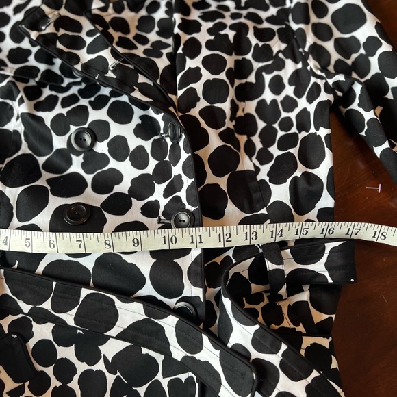 NWOT Animal Print Cotton Spring/Fall Trench Coat | M - Picture 9 of 10